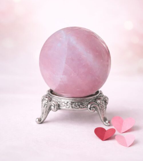 Rose Quartz Sphere - Love and Compassion