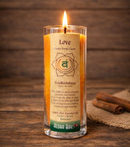 Love Chakra Energy Jar Candle -
