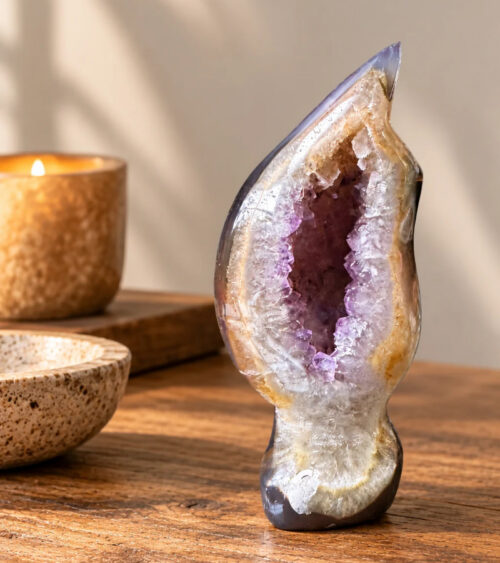 Amethyst Crystal Flame - The Secret Door