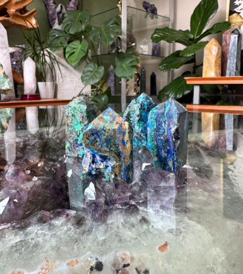 Azurite Malachite Towers - Small