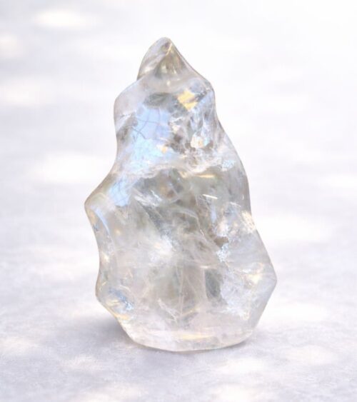 Clear Quartz Crystal Flame