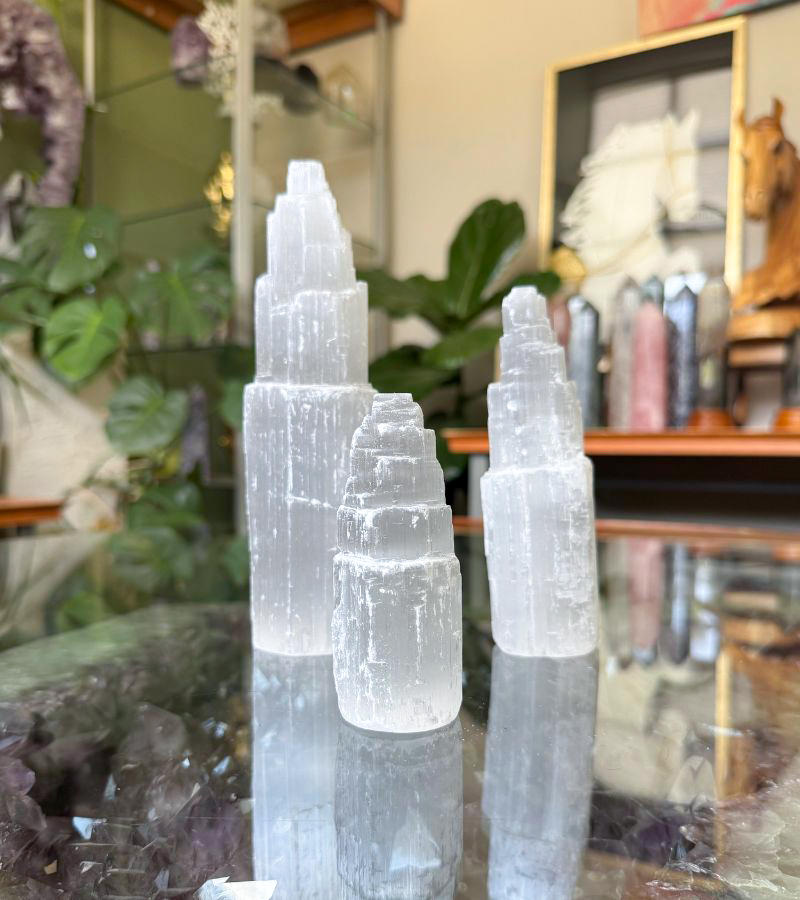 Selenite_Satine Spar Castles-1 Selenite_Satine Spar Castles