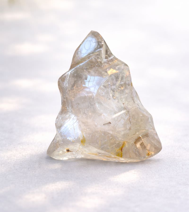Smoky Quartz Crystal Flame