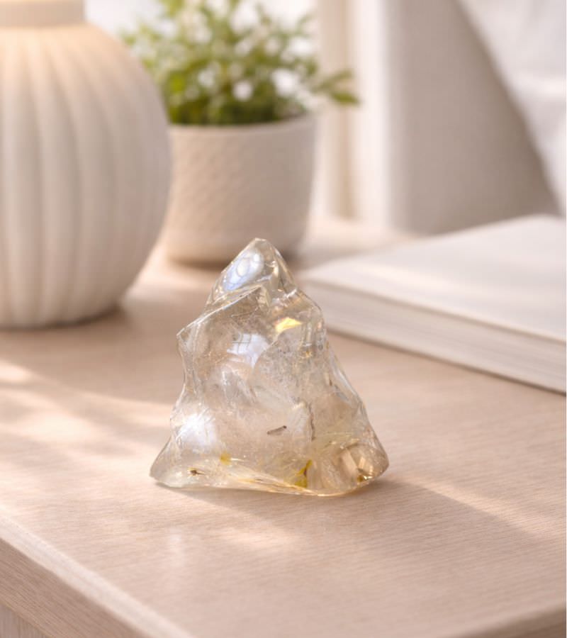 Smoky Quartz on Table