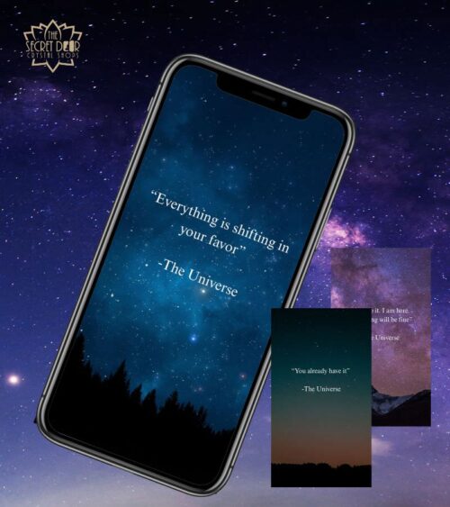Message from the Universe iPhone Wallpaper