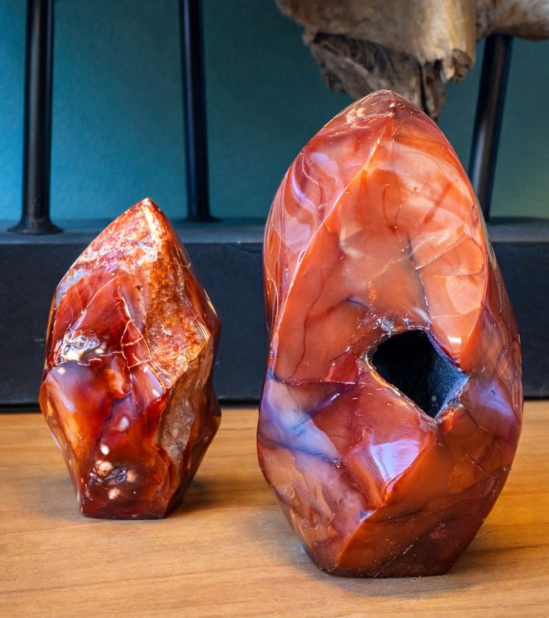 2 Carnelian Flames