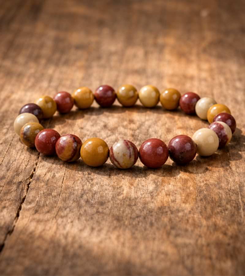 8mm Mookaite Jasper