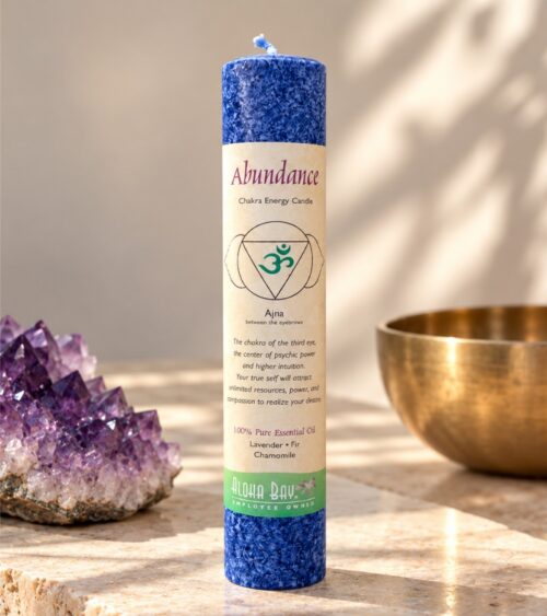 Abundance Chakra Pillar Candle