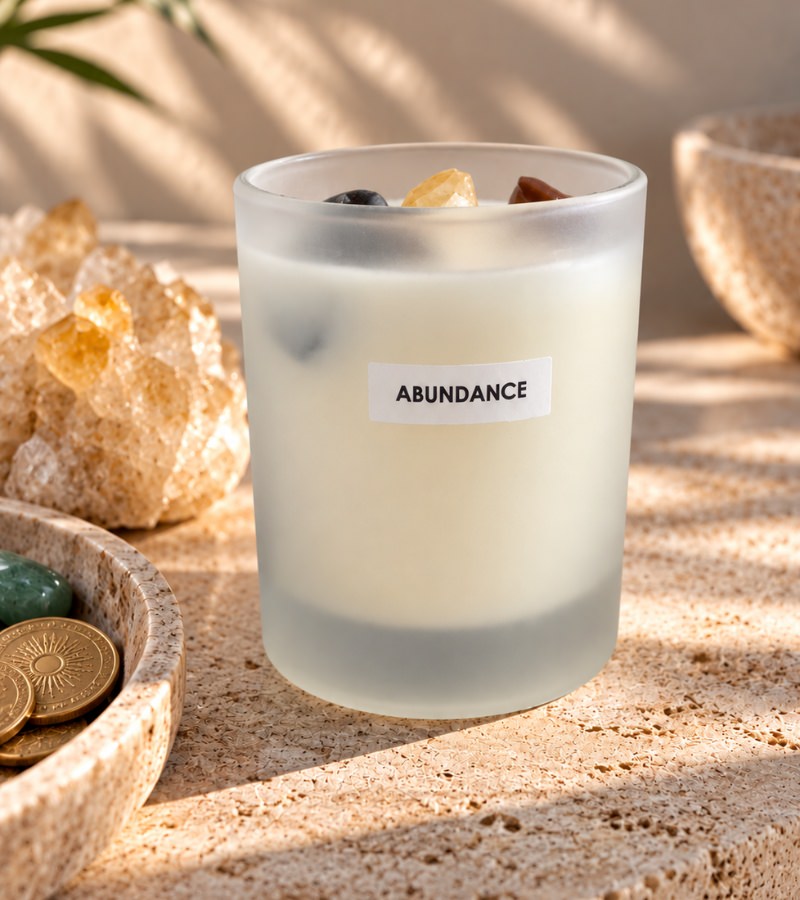 Abundance Intention Candle - The Secret Door