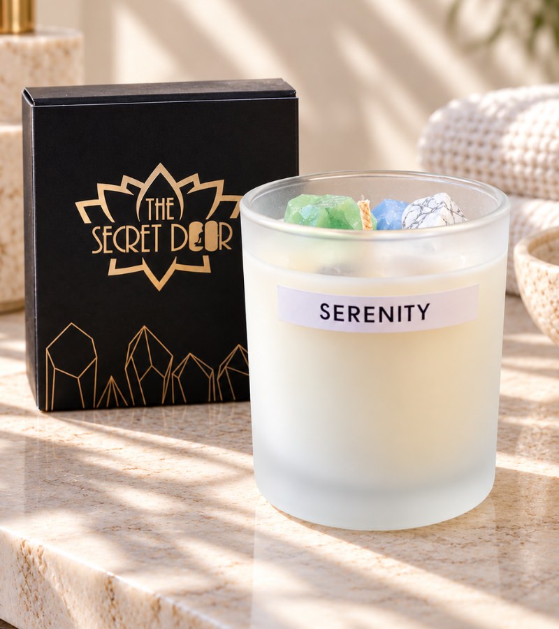 Serenity Intention Candle With The Secret Door Gift Box