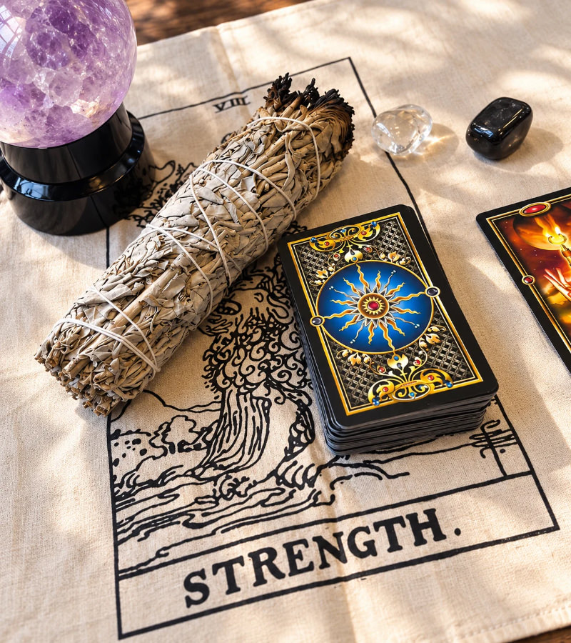 Tarot Cards and Sage Cleansing – The Secret Door Tarot Cards and Sage Cleansing - The Secret Door
